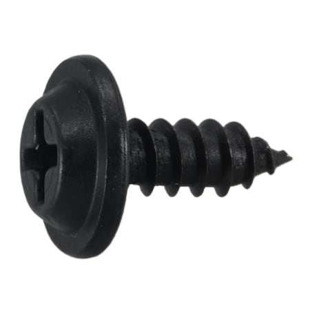 Midwest Fastener Sheet Metal Screw, #10 x 1/2 in, Black Steel Flat Head Phillips Drive, 20 PK 39627